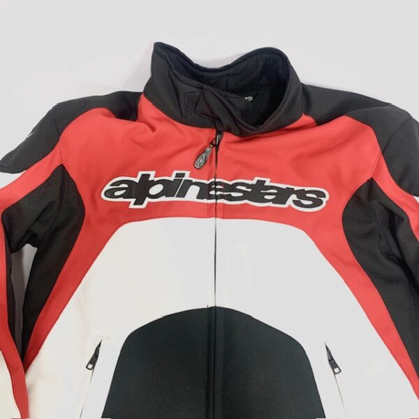 3853436 2 CHAQUETA PARA MOTO ALPINESTARS FASTBACK TALLA S NEGRA-BLANCA-ROJA