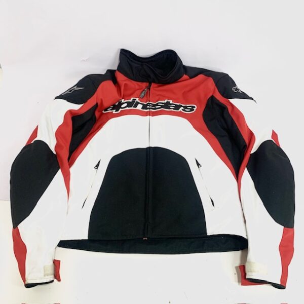 3853436 CHAQUETA PARA MOTO ALPINESTARS FASTBACK TALLA S NEGRA-BLANCA-ROJA