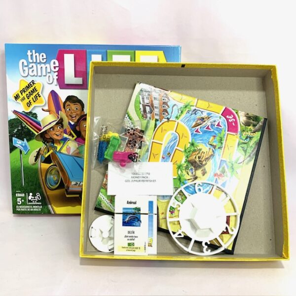 3853863 4 JUEGO DE MESA THE GAME OF LIFE JUNIOR