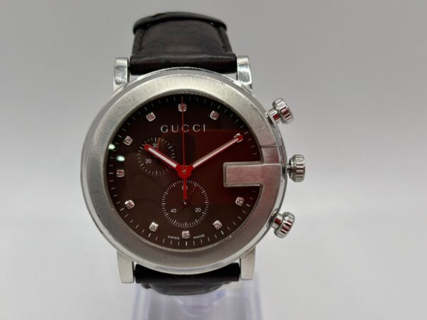 458277 1 RELOJ GUCCI 101M CHRONO CORREA DE PIEL