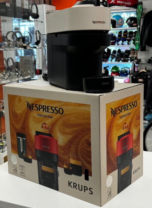 463155 2 CAFETERA NESPRESSO VERTUO POP XN920 BLANCA + ACC