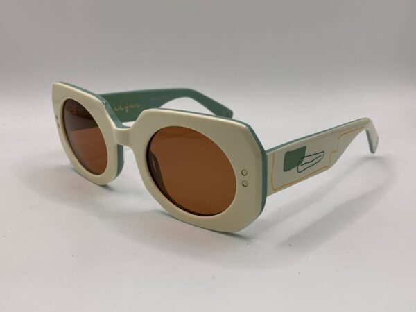 463351 5 GAFAS DE SOL POLARIZADAS MO ALFAR WHITE AND GREEN