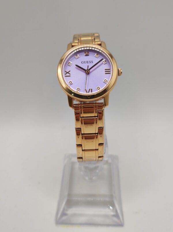 IMG 20240214 105244 Lbusgu scaled 1 RELOJ SEÑORA GUESS GW0532L3 COLOR BRONCE ESFERA MORADA