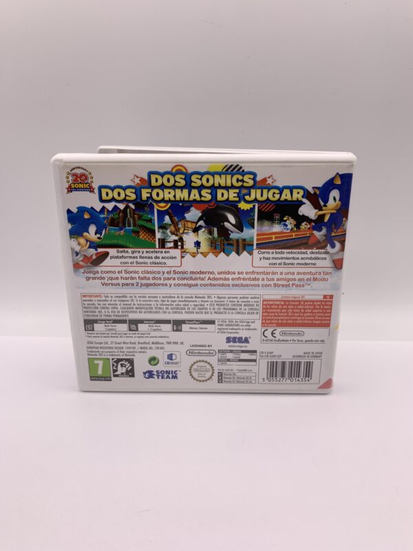 IMG 7130SAMU070524 11 scaled VIDEOJUEGO SONIC GENERATIONS 3DS