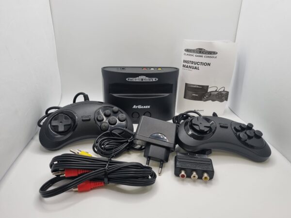 Imagen de WhatsApp 2024 05 13 a las 16.04.09 faa16d59 CONSOLA SEGA MEGA DRIVE 81 JUEGOS + CAJA + 2 MANDOS + CABLES