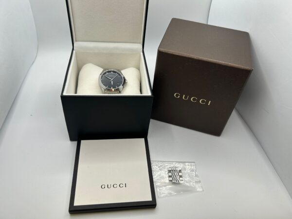 335275L 4 RELOJ CABALLERO GUCCI 126.4 CORREA ACERO + CAJA (4)