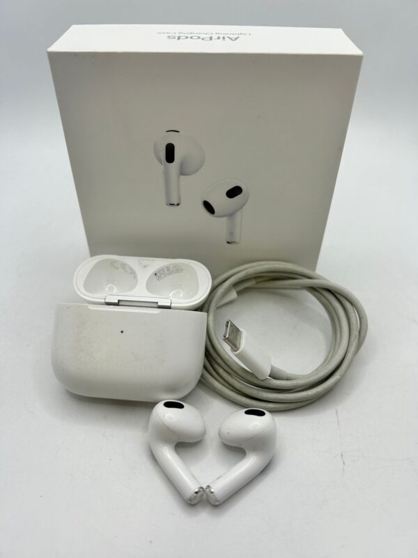 463383 2 AURICULARES AIRPODS 3 GEN + CAJA + CABLE (MARCAS EN CAJA)