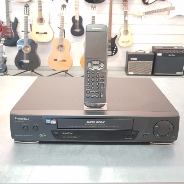 470078 1 REPRODUCTOR VHS PANASONIC NV-HD630 SUPER DRIVE + MANDO