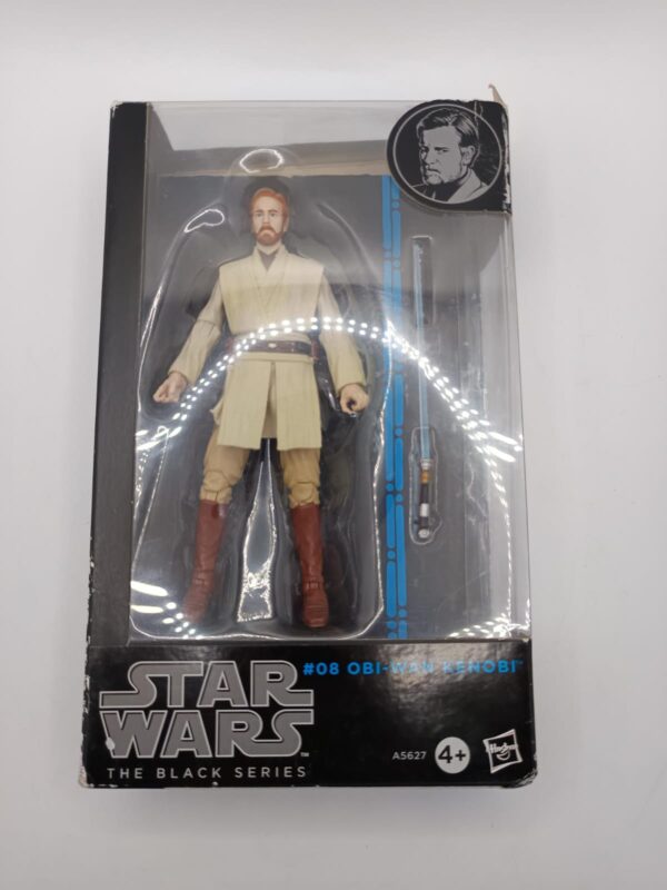 470853 2 MUÑECO FIGURA STAR WARS 08 OBI-WAN KENOBI THE BLACK SERIES A5627