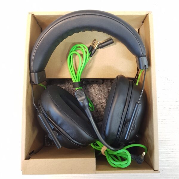 471969 3 AURICULARES GAMER CON MICROFONO RAZER BLACKSHARK V2 X + CAJA