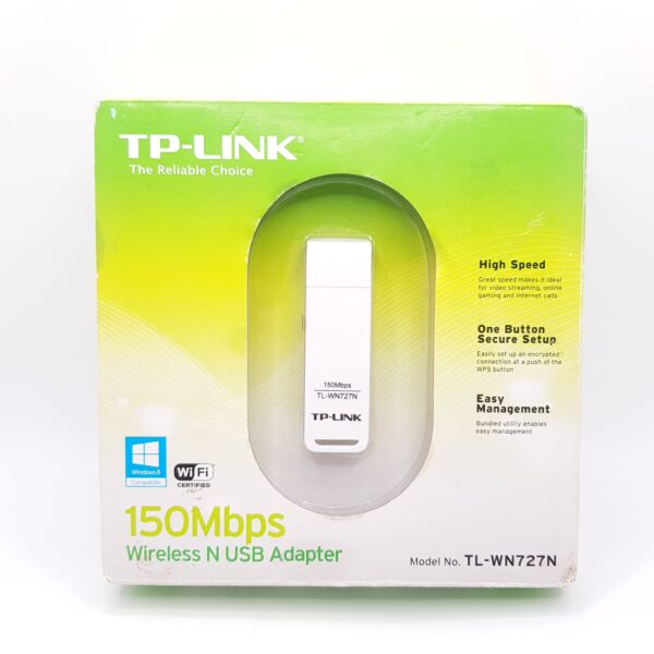 472405 1 ADAPTADOR USB WIFI TP-LINK TL-WN727N + CAJA + CD + PAPELES