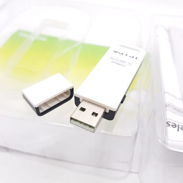 472405 2 ADAPTADOR USB WIFI TP-LINK TL-WN727N + CAJA + CD + PAPELES