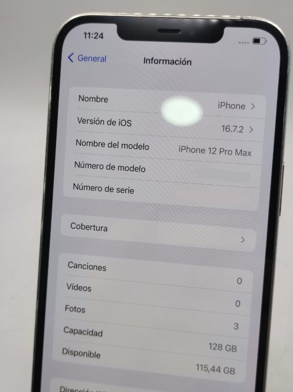 IMG 20240507 1124111 scaled APPLE IPHONE 12 PRO MAX 128GB BLANCO SALUD BATERÍA: 100%