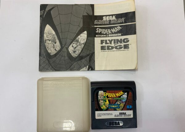 WhatsApp Image 2024 06 03 at 13.54.47 JUEGO GAMEGEAR SPIDERMAN RETURN OF THE SINISTER SIX + MANUAL