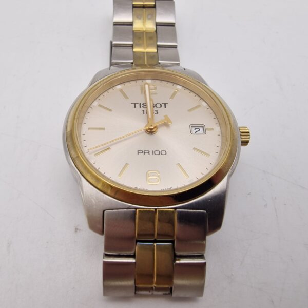 2ac81560 ef5d 4e76 b87c d7b7a3df97fb RELOJ TISSOT PR 100 T049410 B ESFERA BLANCA