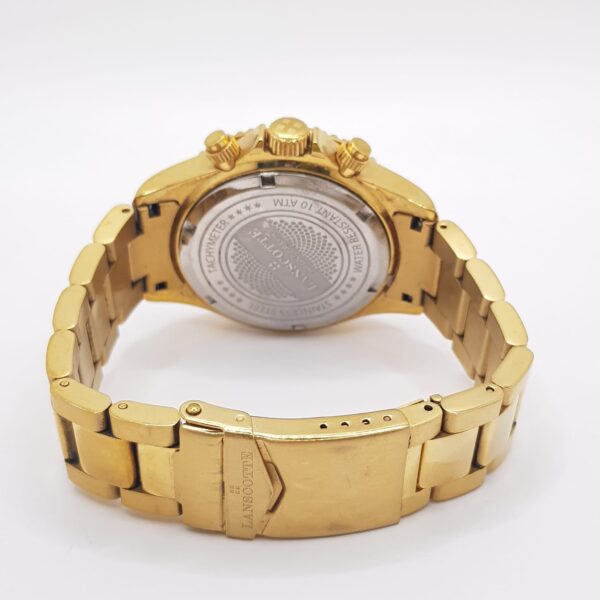 469347 3 RELOJ DE CUARZO LANCOTTE SYMBOL CRONOGRAFO DORADO