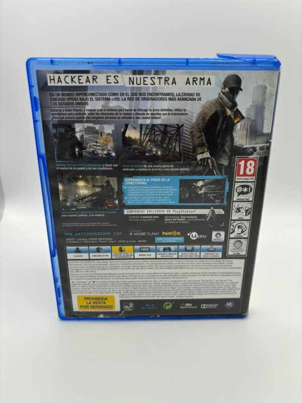 475253 3 VIDEOJUEGO PS4 WATCH DOGS