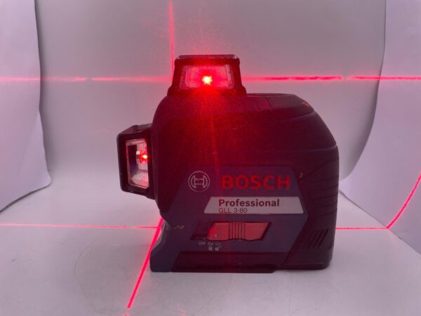 476484 6 NIVEL LASER BOSCH PROFESSIONAL GLL-3-80 LUZ ROJA + FUNDA