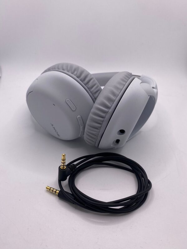 477891 5 AURICULARES BLUETOOTH SONY WH-CH710W BLANCO + CABLES