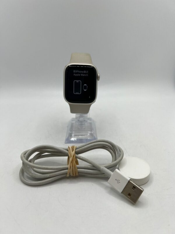 478273 1 APPLEWATCH SERIES 7 GPS 41 MM CORREA BLANCA + CABLE
