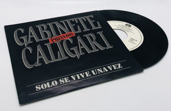 480986 DISCO DE VINILO GABINETE GALIGARI SOLO SE VIVE UNA VEZ