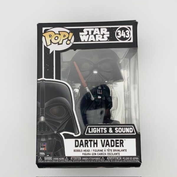 481247 7 FUNKO POP STAR WARS DARTH DAVER LIGHTS & SOUND