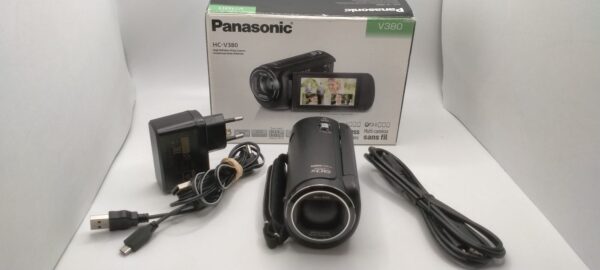 481763 4 VIDEOCAMARA PANASONIC HC-V380 + CARGADOR + CAJA