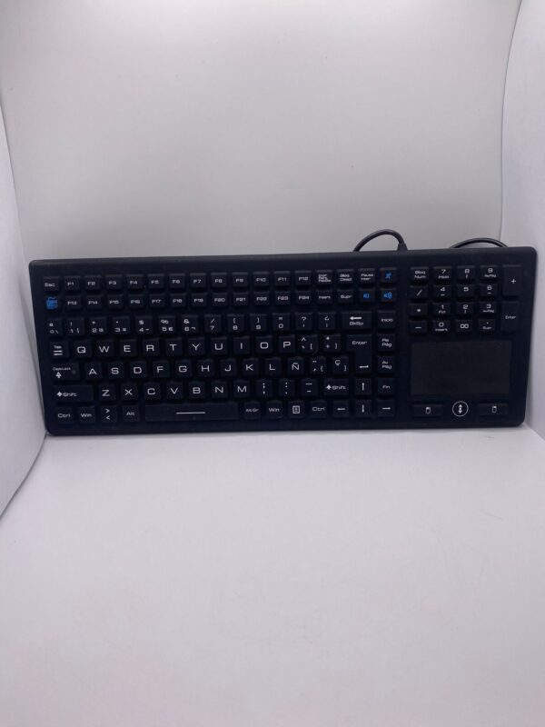 481823 3 TECLADO ENGOMADO MATE MKB-122-PNM NEGRO