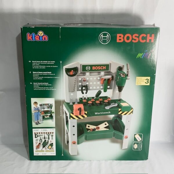 481933 3 JUGUETE BANCO DE TRABAJO KLEIN BOSCH MINI PARA NIÑOS A ESTRENAR