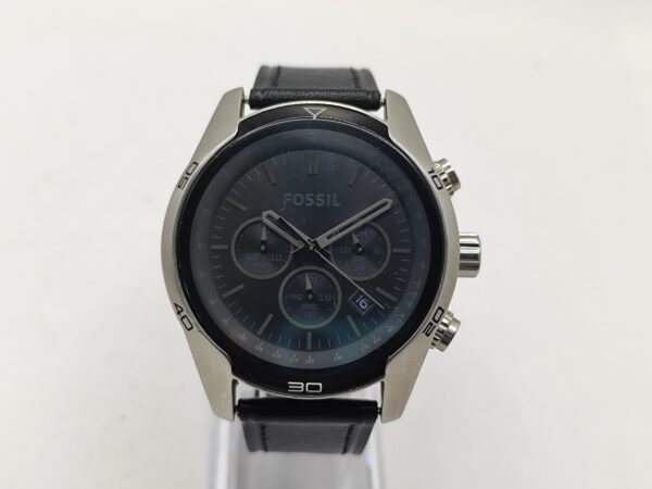 IMG 20240710 114134 nNcPfP scaled RELOJ FOSSIL CH2586 NEGRO BISEL PLATA