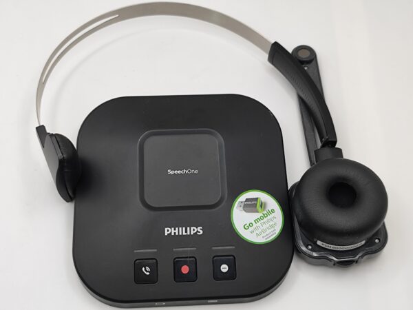 IMG 20240724 174702 cDsLQy scaled TRANSCRIPTOR PHILIPS SPEECH ONE PSM6300 + AURICULARES + ACC