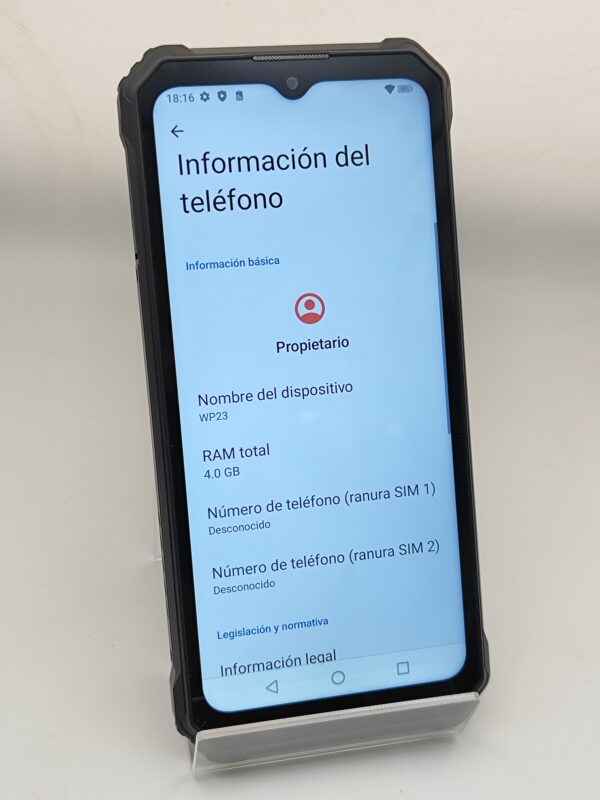 IMG 20240729 181645 lUpwWw scaled MOVIL OUKITEL WP23 64GB/4GBRAM NEGRO NARANJA + CAJA