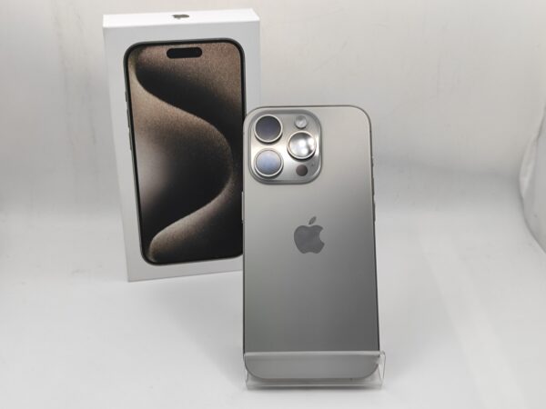 IMG 20240731 132457 lZMrCa scaled APPLE IPHONE 15 PRO 128GB BAT-100% - GRIS TITANIO + CAJA + CARGADOR