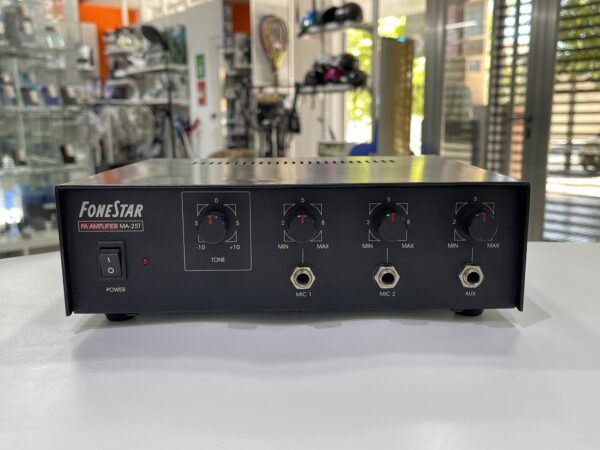 IMG 3459SAMU160724 90 scaled AMPLIFICADOR DE MICROFONOS FONESTAR PA AMPLIFIER MA-25T 30W