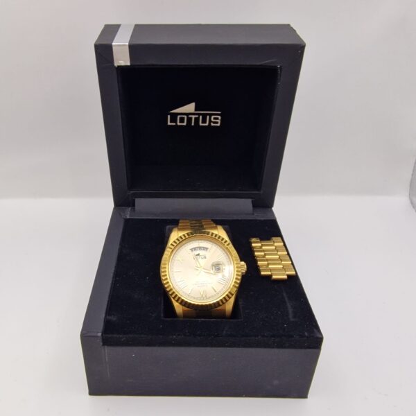 01919b0f b7dd 4987 a6da 95b47db0e464 RELOJ LOTUS 18857 DORADO + CAJA