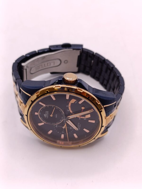 463398 4 RELOJ DE PULSERA LOTUS 18205 NEGRO Y DORADO