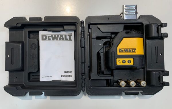 467541 1 NIVEL LASER DEWALT DW088 + CAJA Y ACC