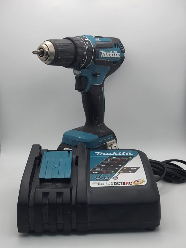 468917 1 TALADRO A BATERIA MAKITA DHP485 + CARGADOR + BATERIA