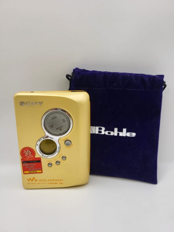 471321 1 WALKMAN SONY WM-FX521 AMARILLO *SOLO FUNCIÓN RADIO*