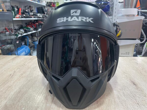 473885 1 CASCO DE MOTO SHARK STREET-DRAK BLANK TALLA M + FUNDA