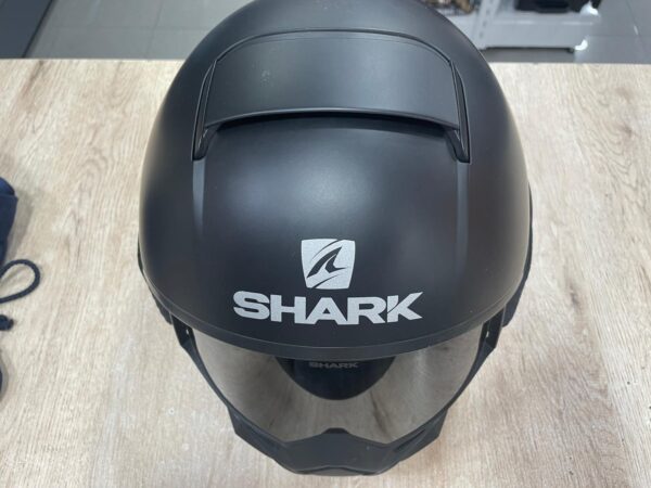 473885 2 CASCO DE MOTO SHARK STREET-DRAK BLANK TALLA M + FUNDA