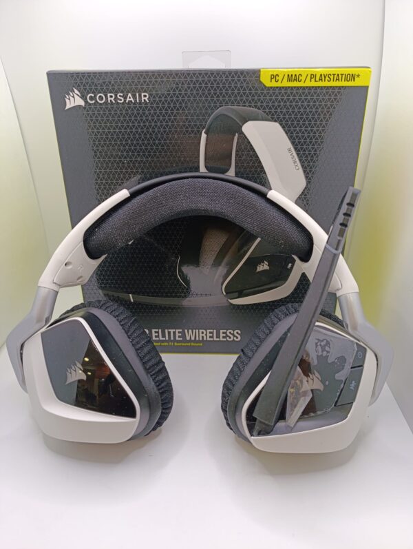 474801 3 AURICULARES GAMING CORSAIR VOID RGB ELITE WIRELLES BLANCO+ CAJA