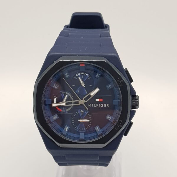 475697 2 RELOJ TOMMY HILFIGER AZUL 1792122 CORREA DE GOMA