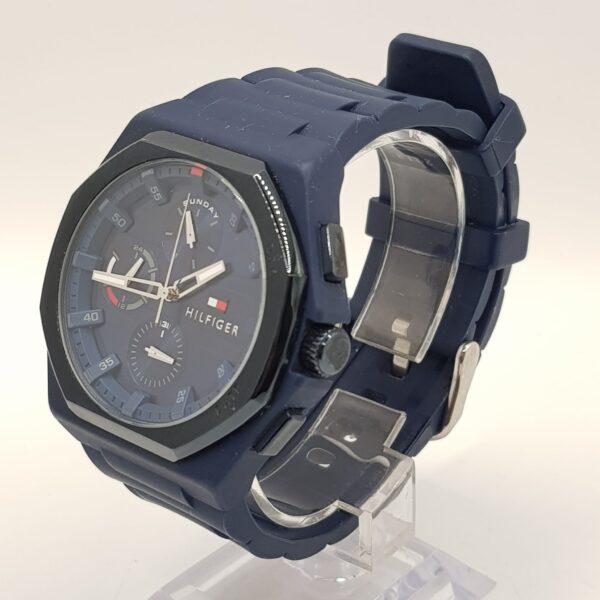 475697 3 RELOJ TOMMY HILFIGER AZUL 1792122 CORREA DE GOMA