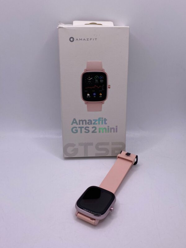 481353 1 SMARTWATCH AMAZFIT GTS 2 MINI ROSA + CARGADOR + CAJA