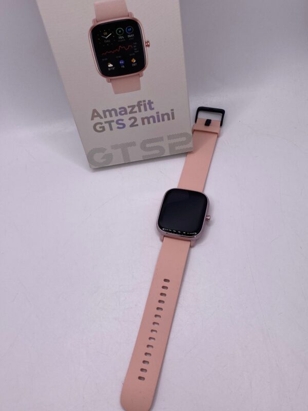 481353 3 SMARTWATCH AMAZFIT GTS 2 MINI ROSA + CARGADOR + CAJA