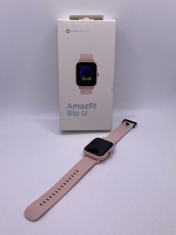 481358 4 SMARTWATCH AMAZFIT BIP U ROSA + CARGADOR + CAJA