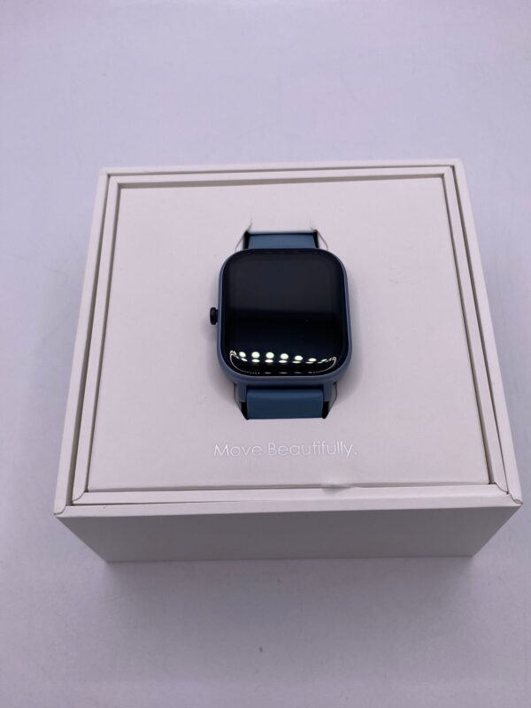 481367 4 SMARTWATCH AMAZFIT GTS AZUL + CARGADOR + CAJA