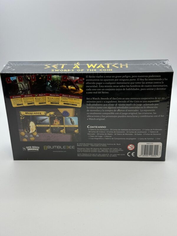 481393 2 JUEGO DE CARTAS SET A WATCH SWORDS OF THE COIN * A ESTRENAR*