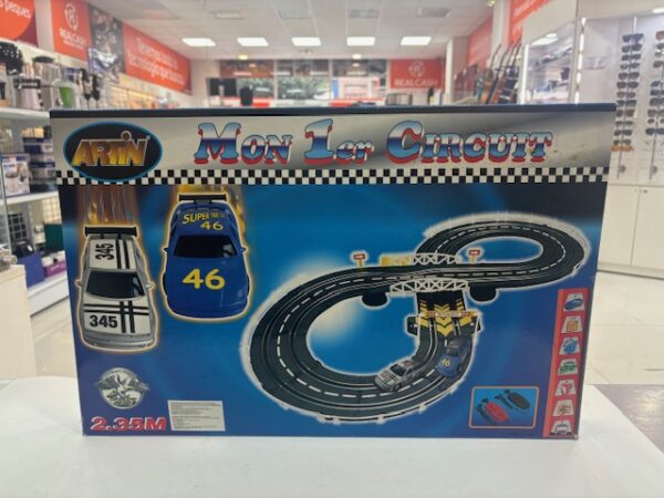 481810 CIRCUITO ESTILO SCALEXTRIC MON 1ER CIRCUIT CON CAJA COMPLETA